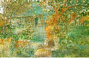 Carl Larsson de sista solstralarna oil painting on canvas